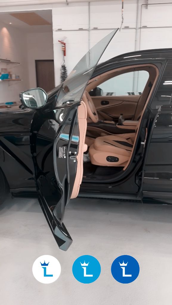 Aston Martin luxury interior detail